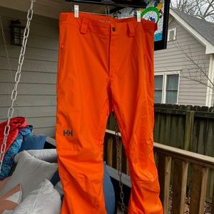 Helly Hanson Men's Legendary Insulated Pants - Size Large - Bright Orange!